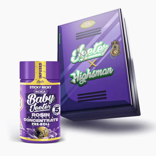 Jeeter - Jeeter x Ricky Williams | Big Game - Sticky Ricky | Infused Minis | 5pk - 1