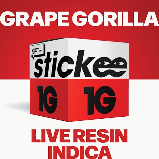 Stickee - Stickee | 1g Live Resin | Grape Gorilla - 1