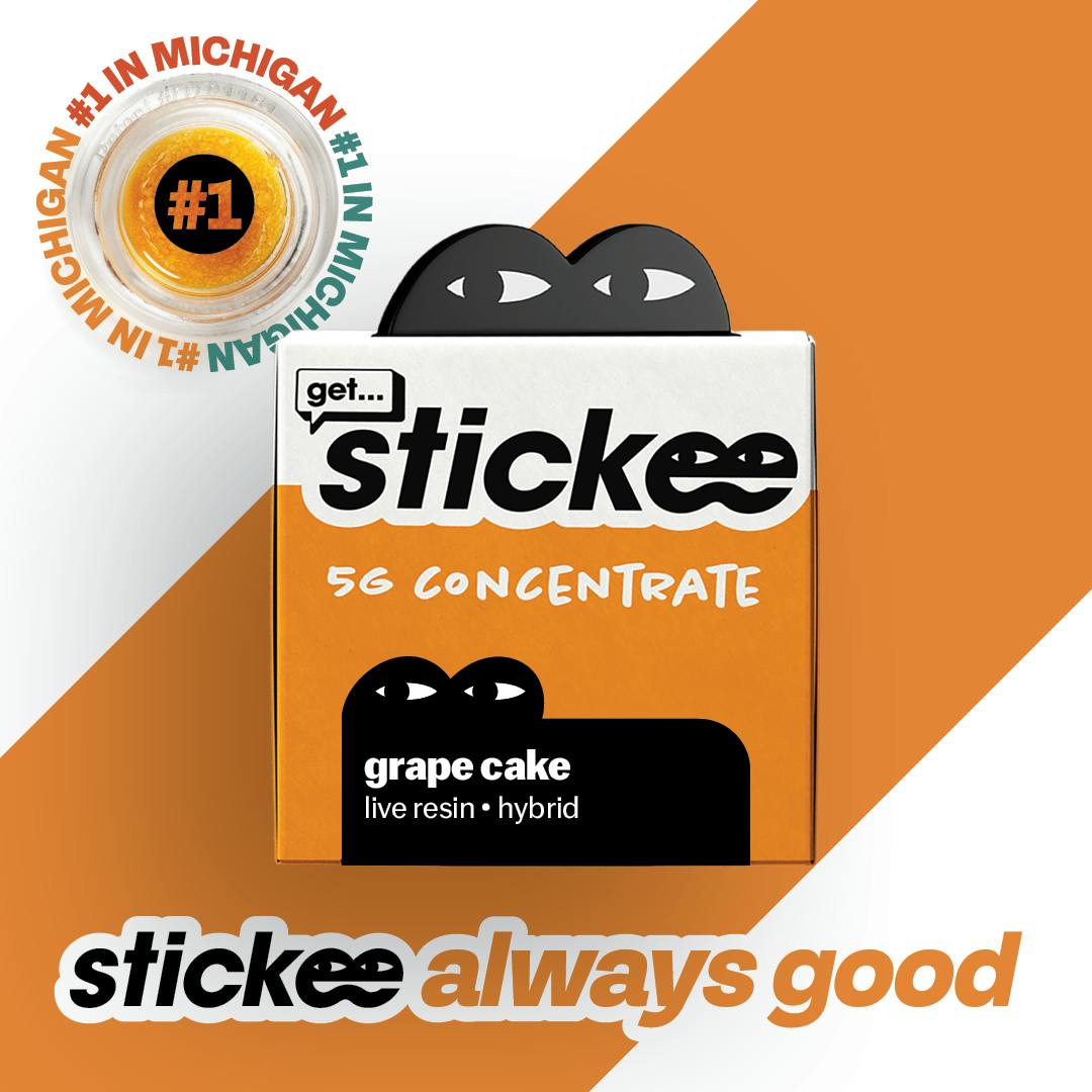 Stickee - STICKEE | Grape Cake | Hybrid | Live Resin Concentrate | 5G - 1