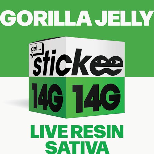 Stickee - STICKEE | Gorilla Jelly| 14G | Live Resin Concentrate - 1