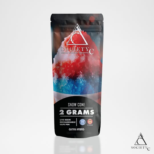 Society C - Society C - Snow Cone - 2g Live Resin Disposable Vape - 1