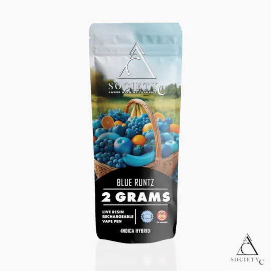 Society C - Society C | Blue Runtz | Live Resin Disposable | 2g - 1
