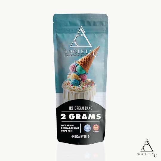 Society C - Society C - Ice Cream Cake - 2g Live Resin Disposable Vape - 1