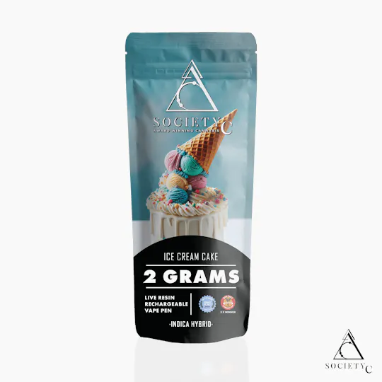 Society C - Society C | Ice Cream Cake | Live Resin Disposable | 2g - 1