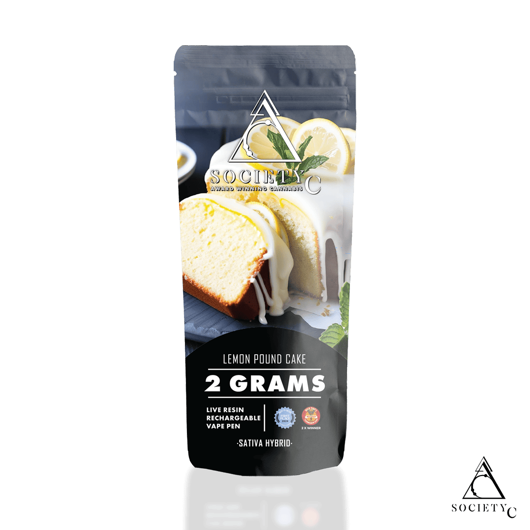 Society C - Society C | Lemon Pound Cake | Live Resin Disposable | 2g - 1