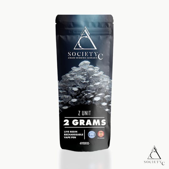 Society C - Society C - Z Unit - 2g Live Resin Disposable Vape - 1