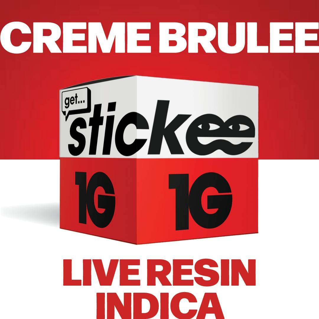 Stickee - STICKEE | Crème Brûlée | 1G | Live Resin Concentrate - 1