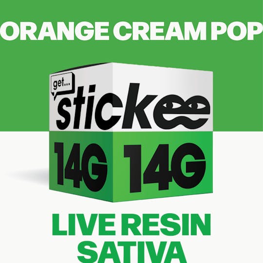 Stickee - STICKEE | Orange Cream Pop | 14G | Live Resin Concentrate - 1
