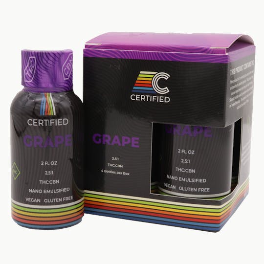 Certified Cultivators - Grape CBN Drink | 4pk - 1