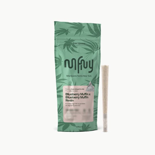 MFNY - Blueberry Muffin x Blueberry Muffin Live Resin Infused Pre-roll | 1g - 1