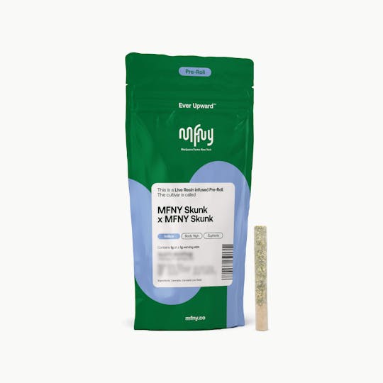 MFNY - MFNY Skunk x MFNY Skunk Live Resin Infused Pre-roll | 1g - 1