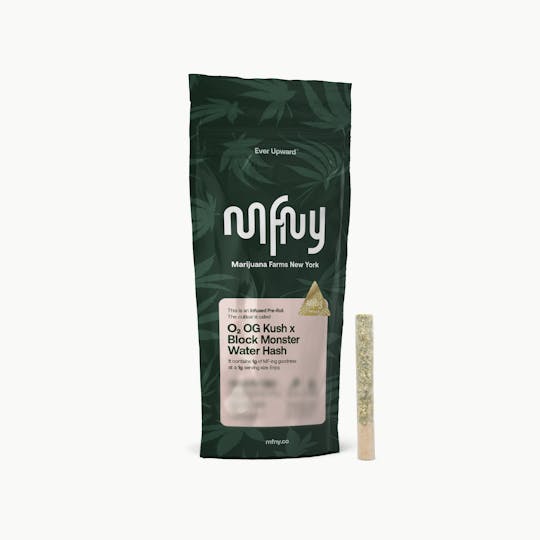 MFNY - O2 OG Kush x Block Monster Water Hash Infused Pre-roll | 1g - 1