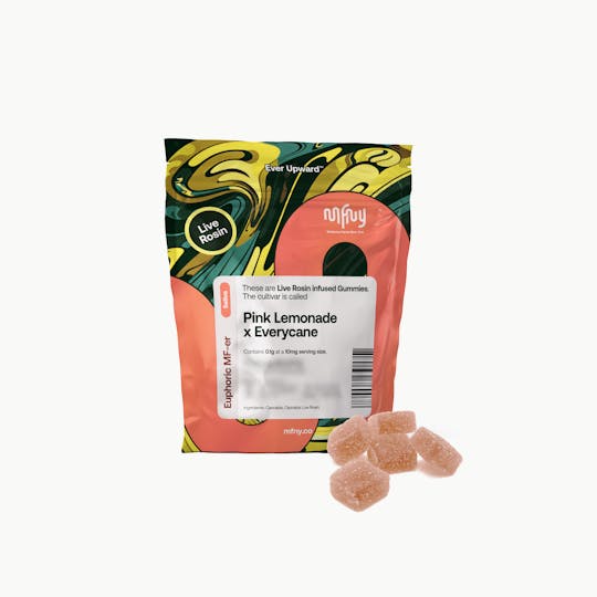 MFNY - Pink Lemonade x Everycane Live Rosin Gummies | 100mg 10pk - 1