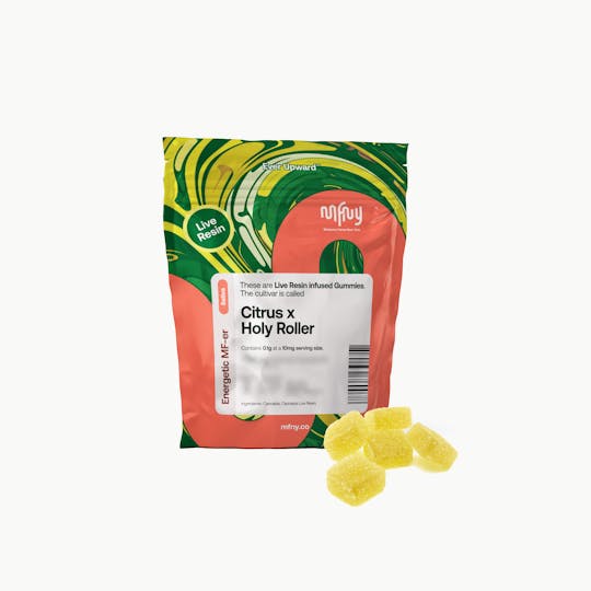 MFNY - Citrus x Holy Roller Live Resin Gummies | 100mg 10pk - 1