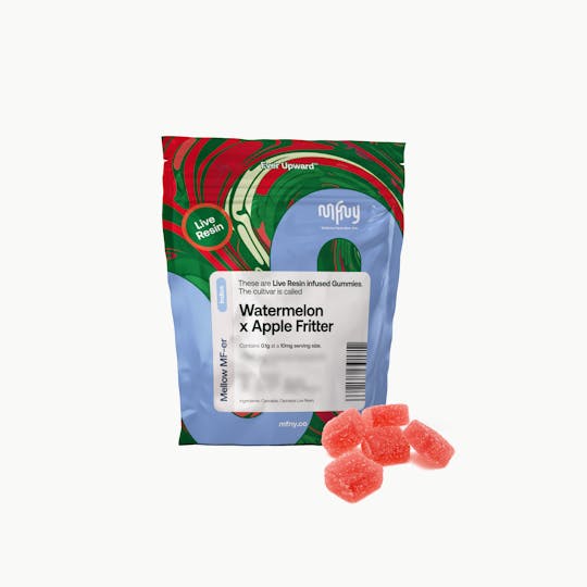 MFNY - Watermelon x Apple Fritter Live Resin Gummies | 100mg 10pk - 1