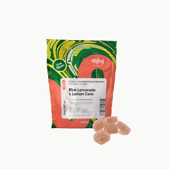 MFNY - Pink Lemonade x Lemon Cane Live Resin Gummies | 100mg 10pk - 1