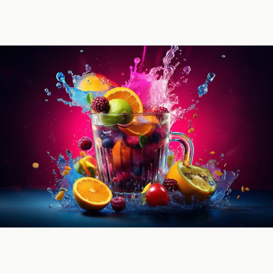 OnlyCans - Sour Fruit Punch (Sativa) - Nips - 10 gummies - 1000mg THC - 1