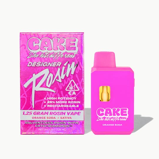 CAKE she hits different - Orange Soda - 1.25 Grams - Sativa - Rosin - 1