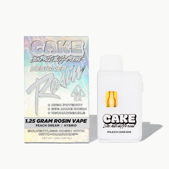 CAKE she hits different - Peach Dream - 1.25 Grams - Hybrid - Rosin - 1