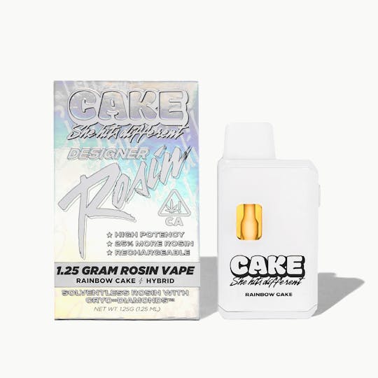 CAKE she hits different - Rainbow Cake - 1.25 Grams - Hybrid - Rosin - 1