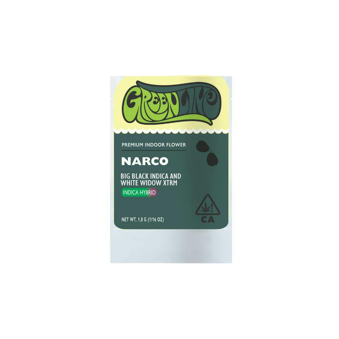 Greenline - Narco - 1/16 oz - Indoor - Indica Hybrid - 1.8g - 1