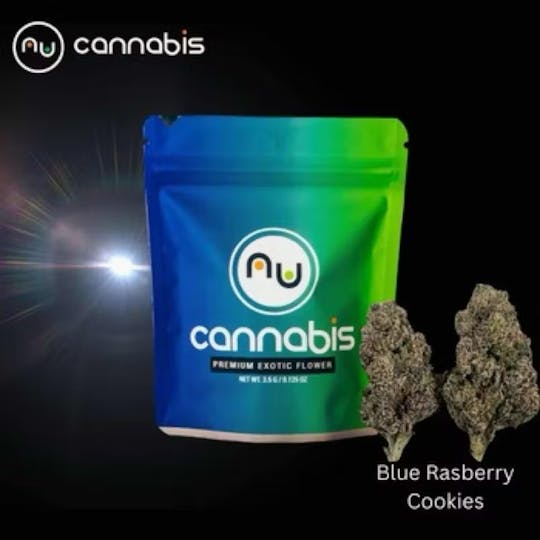 Nu Cannabis Brand - NuCannabis - Blue Raspberry Cookies 7g - PREMIUM INDOOR FLOWERS - 1