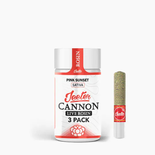 Jeeter - Jeeter | Pink Sunset | Live Rosin Cannons | Infused Minis | 0.5g each | 3pk - 1