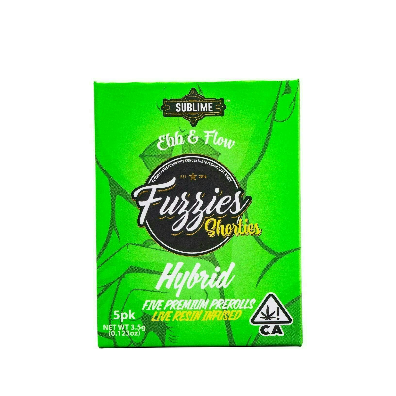 Fuzzies - Fuzzies | Shorties | Cheetah Piss | Infused Joints | 0.7g each | 5pk - 1