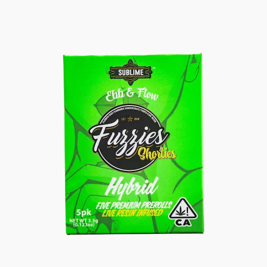 Fuzzies - Fuzzies | Shorties | Cheetah Piss | Infused Joints | 0.7g each | 5pk - 1