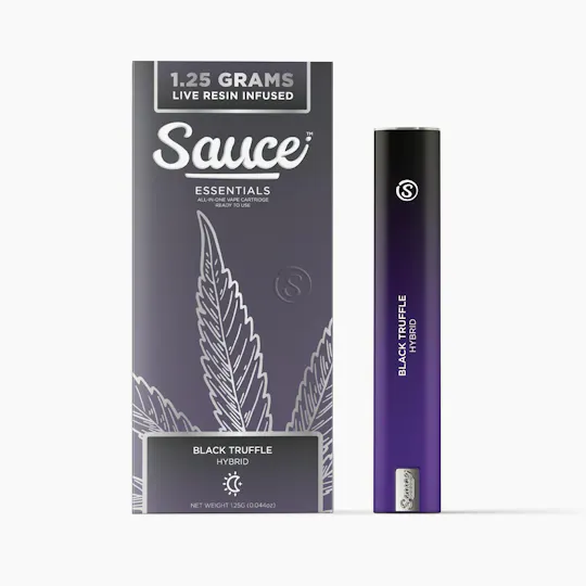 Sauce. - Sauce | Essentials | Black Truffle | Live Resin Disposable | 1.25g - 1