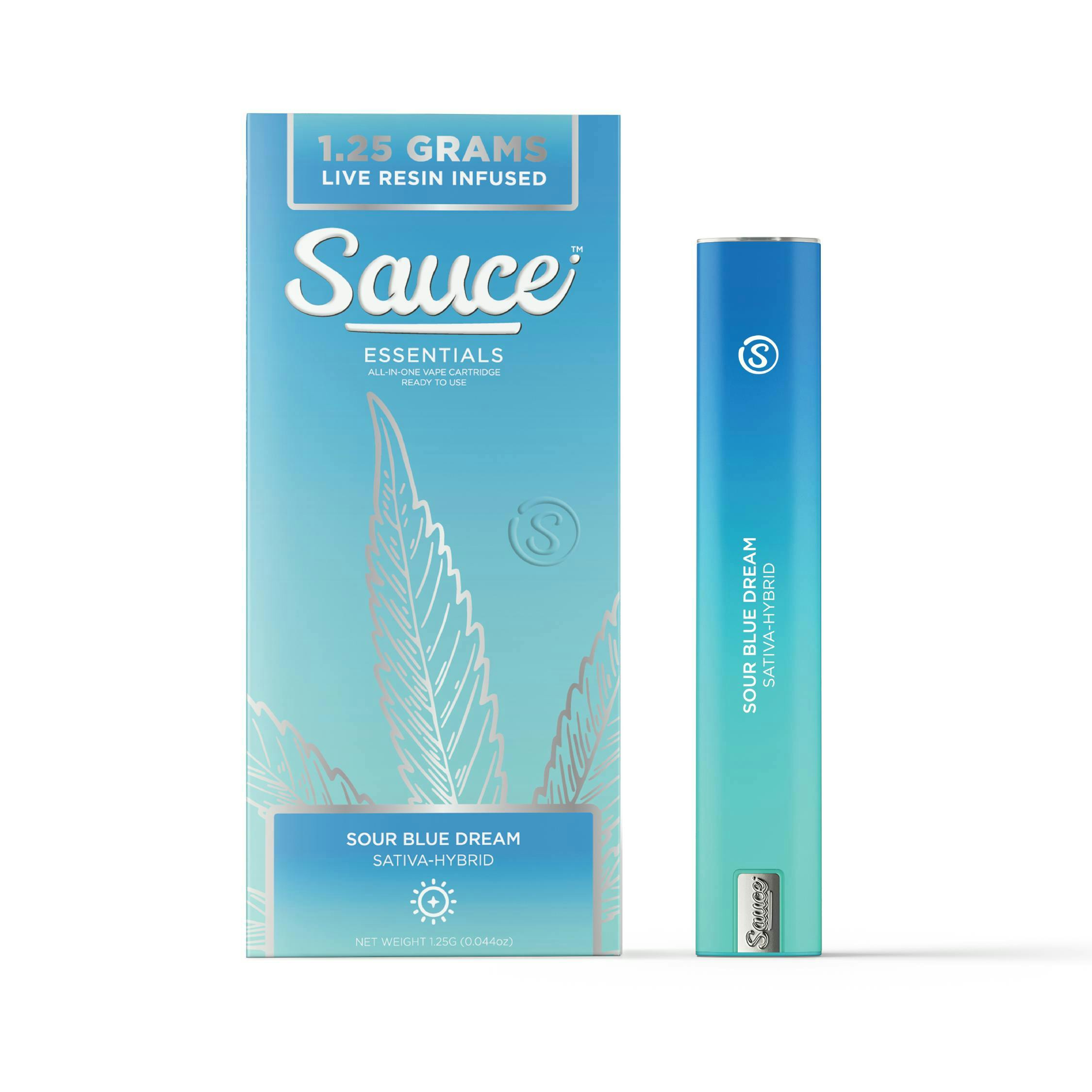Sauce. - Sauce | Essentials | Sour Blue Dream | Live Resin Disposable | 1.25g - 1