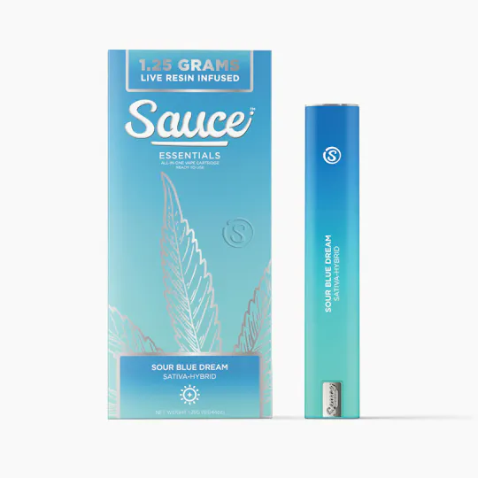 Sauce. - Sauce | Essentials | Sour Blue Dream | Live Resin Disposable | 1.25g - 1