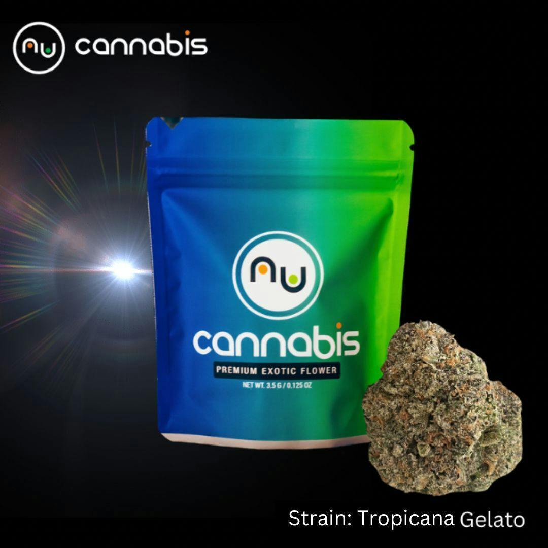 Nu Cannabis Brand - NuCannabis - Tropicana Gelato 14g - PREMIUM INDOOR FLOWERS - 1