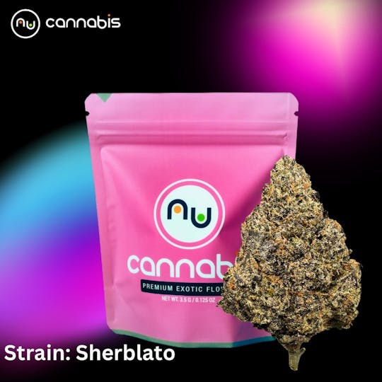 Nu Cannabis Brand - NuCannabis - Sherblato 14g - PREMIUM INDOOR FLOWERS - 1