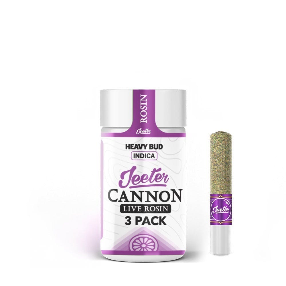Jeeter - Jeeter | Heavy Bud | Live Rosin Cannons | Infused Minis | 0.5g each | 3pk - 1