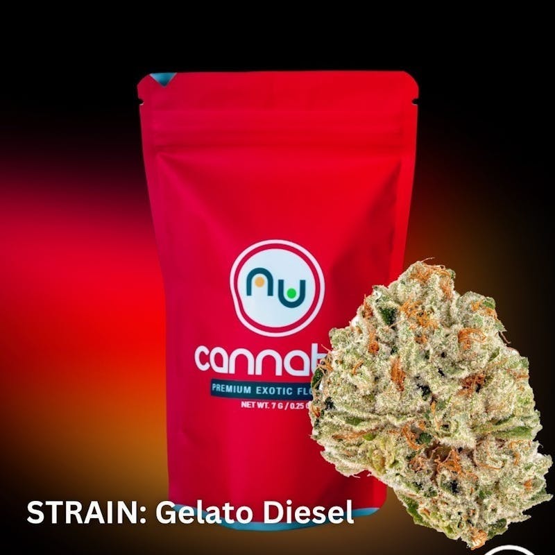Nu Cannabis Brand - NuCannabis - Gelato Diesel 3.5g - PREMIUM INDOOR FLOWERS - 1