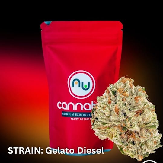 Nu Cannabis Brand - NuCannabis - Gelato Diesel 7g - PREMIUM INDOOR FLOWERS - 1