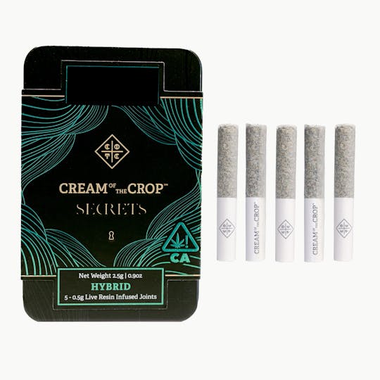 Cream of the Crop - COTC Secrets | Galactic Warheads | Premium Infused Prerolls | 2.5g - 1