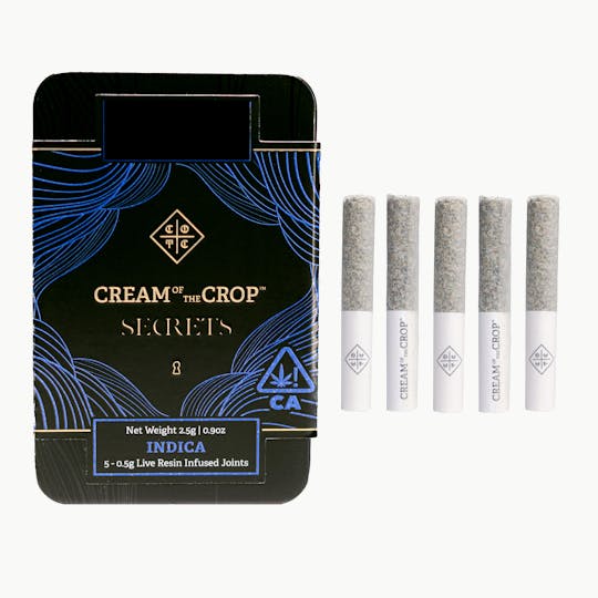Cream of the Crop - COTC Secrets | Double Up 3 | Premium Infused Prerolls | 2.5g - 1