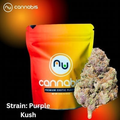 Nu Cannabis Brand - NuCannabis - Purple Kush 3.5g - PREMIUM INDOOR FLOWERS - 1