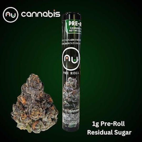Nu Cannabis Brand - NuCannabis - Residual Sugar 1.2g - PRE ROLL - 1