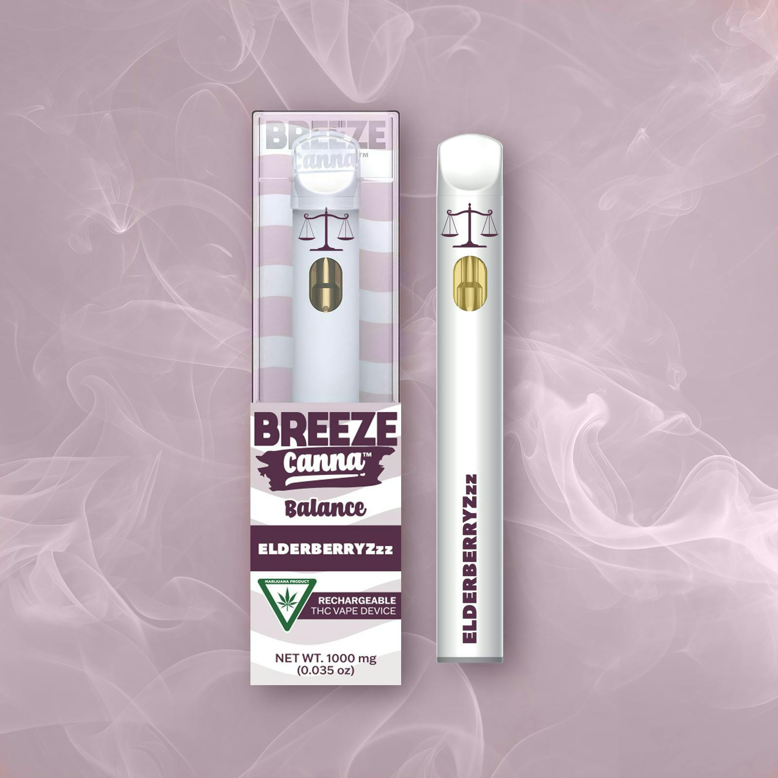 Breeze Canna - BREEZE Canna | Elderberryzzz | Balance PLUS Disposable | 1g - 1