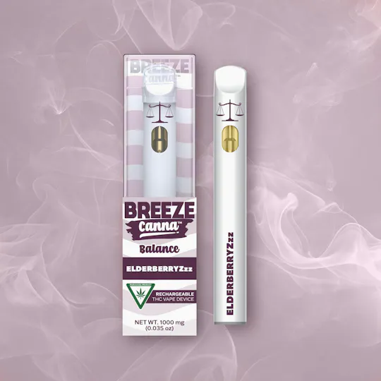 Breeze Canna - BREEZE Canna | Elderberryzzz | Balance PLUS Disposable | 1g - 1