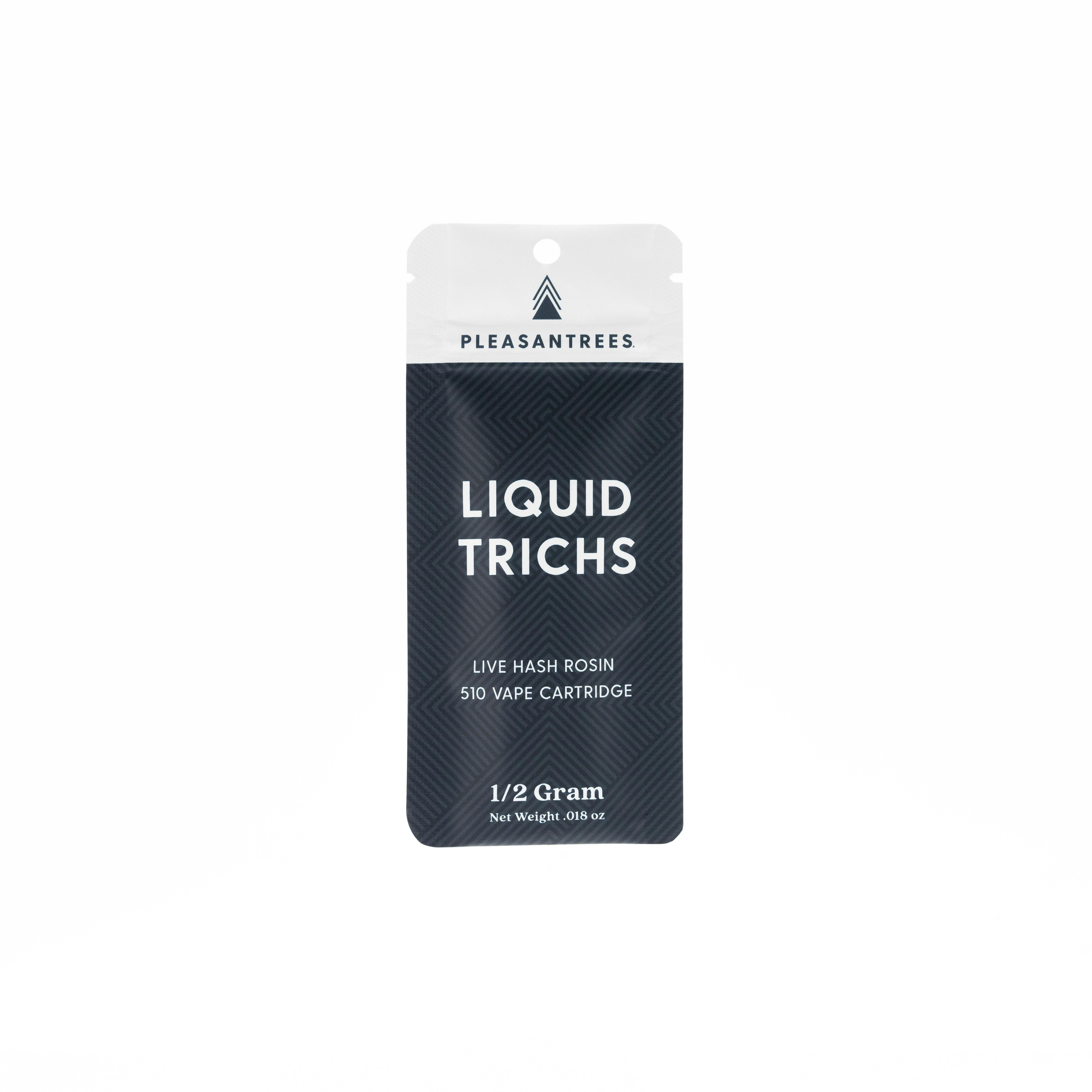 Pleasantrees - 510 Vapor Cartridge | Live Hash Rosin | Strawberry Pie | 0.5g - 1