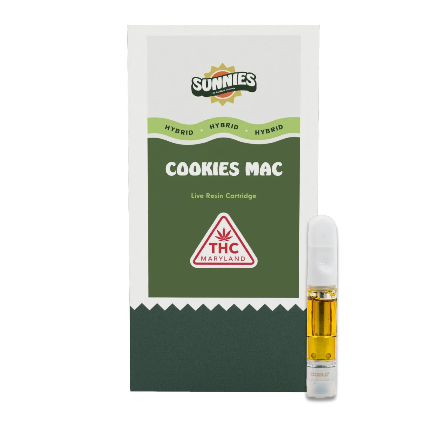 SunMed Growers - Cookies MAC Live Resin Cartridge 1.0g - 1