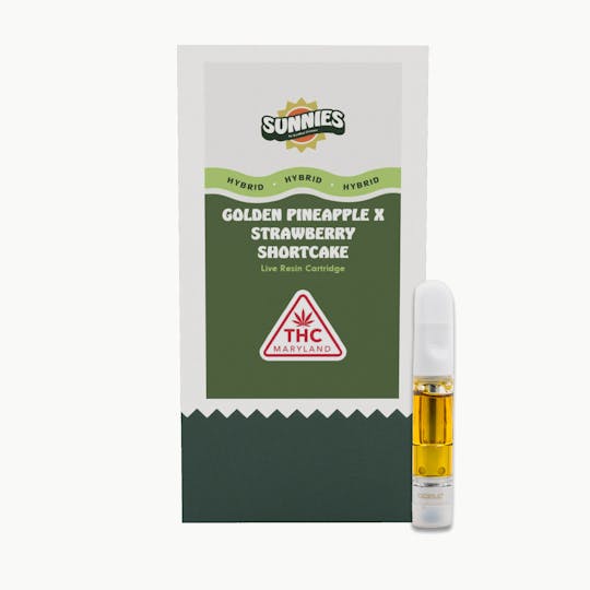 SunMed Growers - Golden Pineapple x Strawberry Shortcake Live Resin Cartridge 1.0g - 1