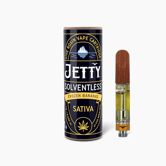 Jetty Extracts - NY Frozen Bananas | Live Rosin Cartridge | 1g - 1
