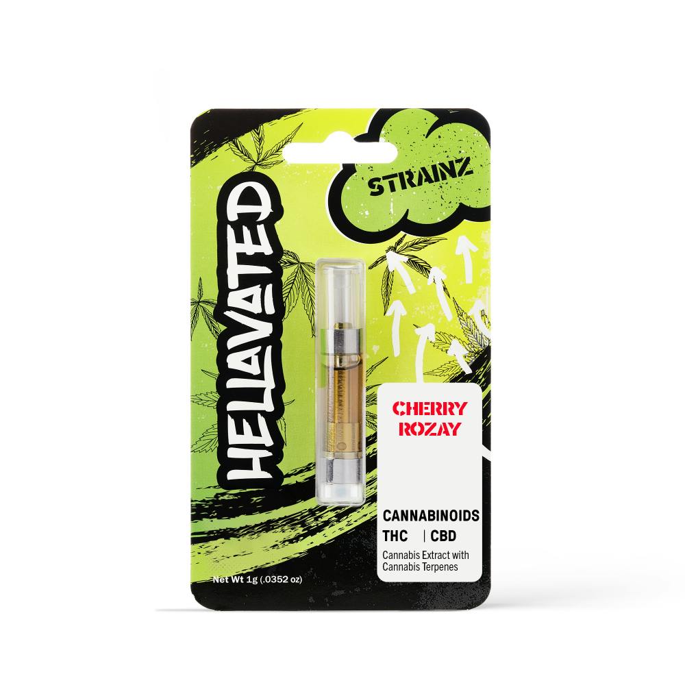 Hellavated - Cherry Rozay Strainz Cartridge 1g - 1