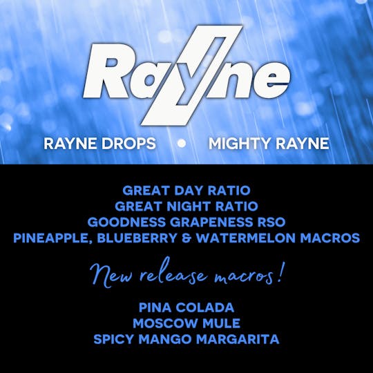 Realeaf Botanicals - Mighty Rayne Macro Gummy - Blueberry 50mg - 1