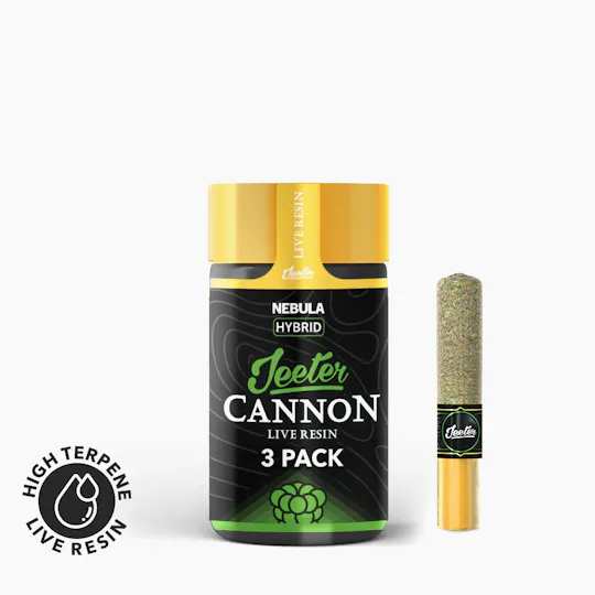 Jeeter - Jeeter | Nebula | Live Resin Cannons | Infused Minis | 0.5g each | 3pk - 1